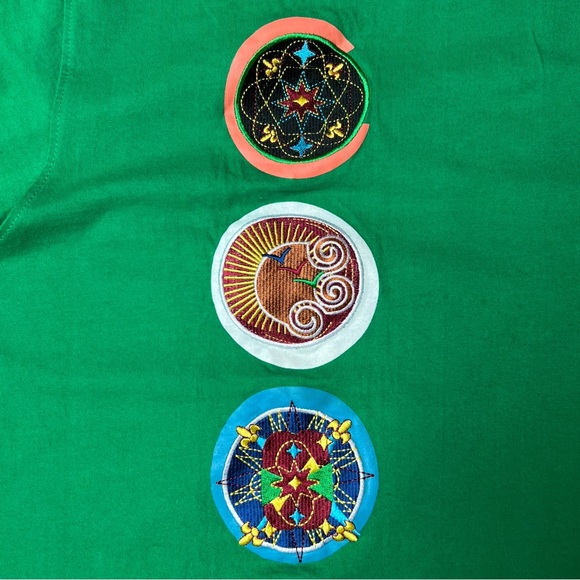 Vintage Coogi Green Embroidered Long Sleeve T-Shirt 2XL | L/S Tee Shirt XXL - Picture 4 of 13